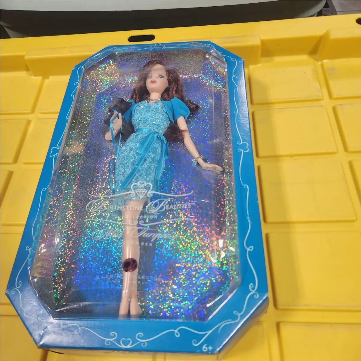 Barbie Birthstone Beauties Miss Sapphire September Doll Black Dog Variant Sh