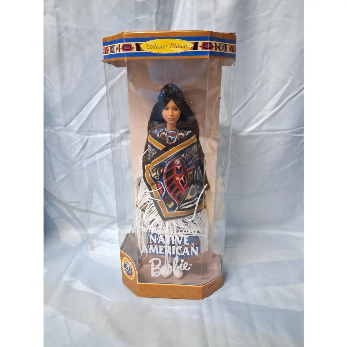 1999 Mattel Barbie Northwest Coast Native American Dolls of The World Barbie