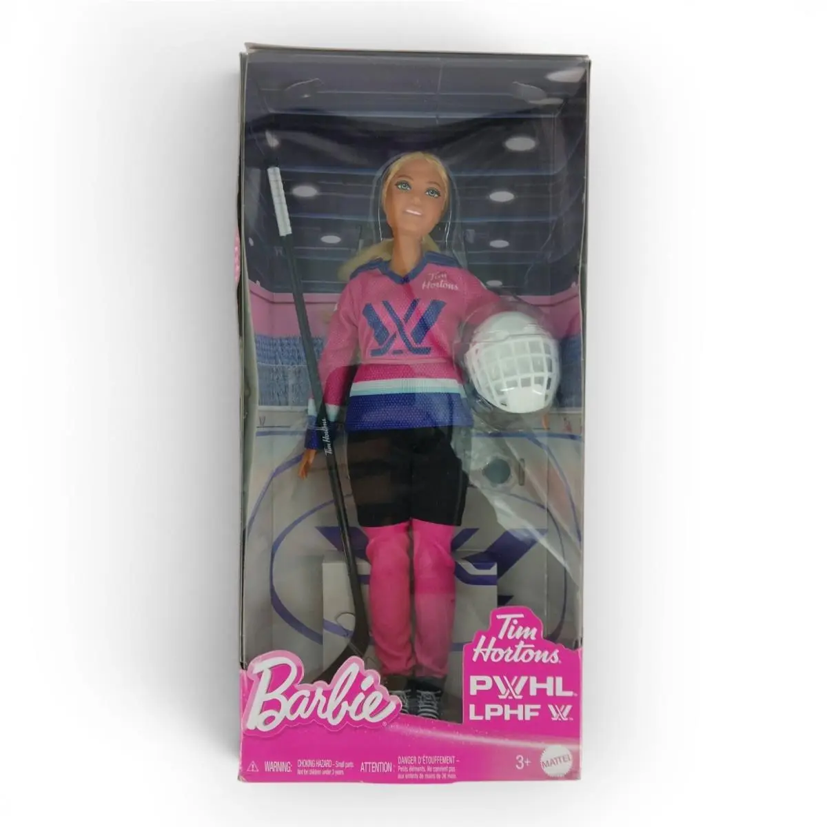 Mattel Tim Hortons Barbie Pwhl 2025 Fashion Doll