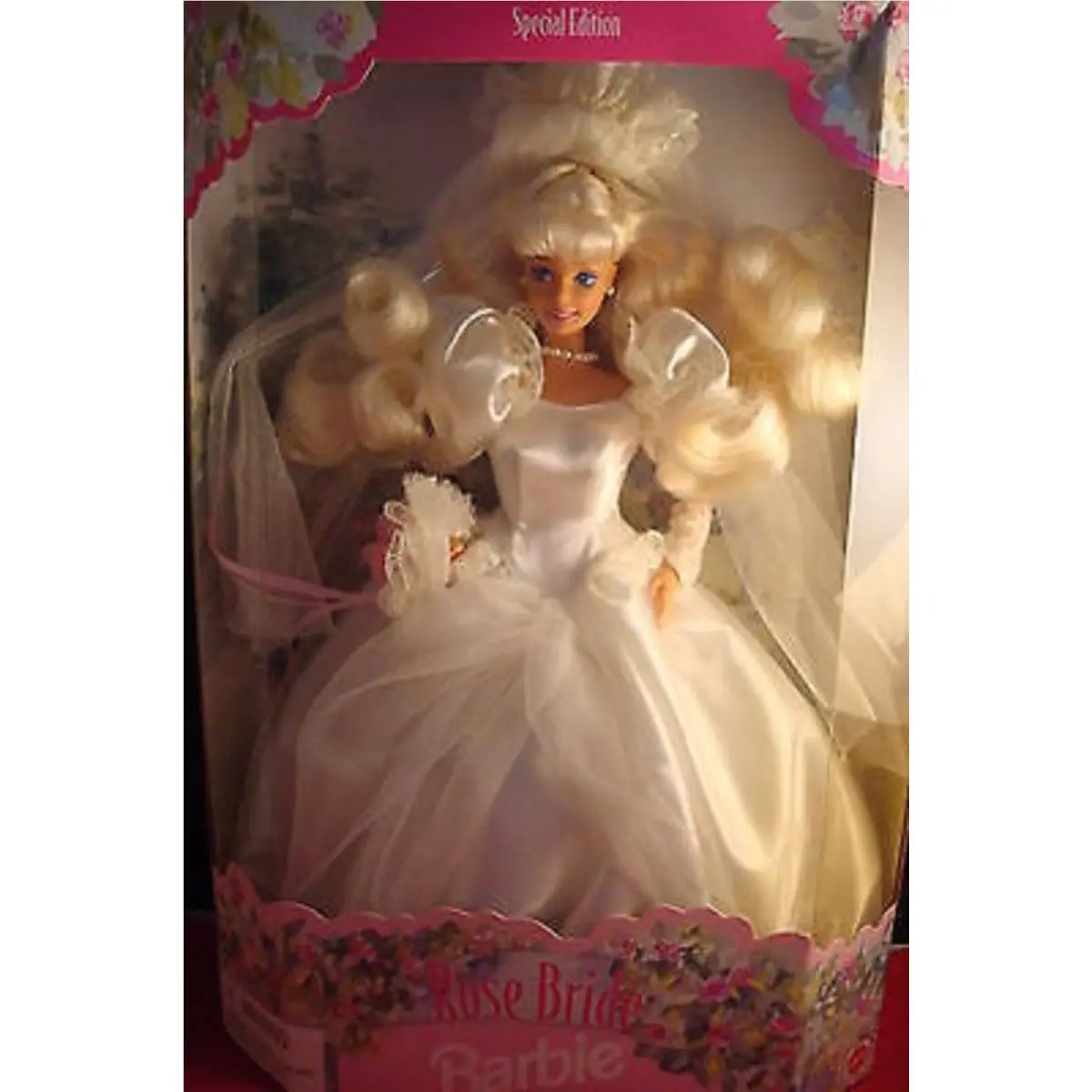 1996 Barbie Rose Bride Gorgeous Bride Blonde a4