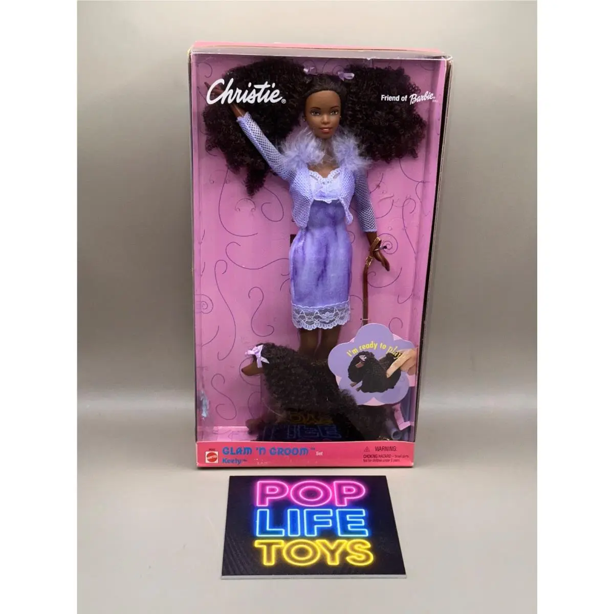 Vintage 1999 Mattel Barbie “glam ‘n Groom Christie Keely” 26252 Nrfb