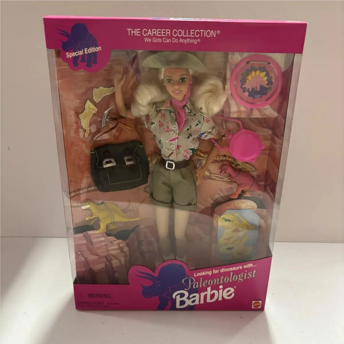 1996 Paleontologist Barbie Doll The Career Collection