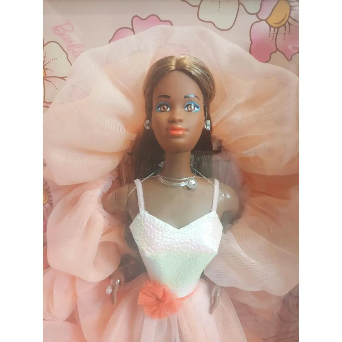 1985 Mattel Peaches N Cream Reproduction African American Barbie Signature Doll