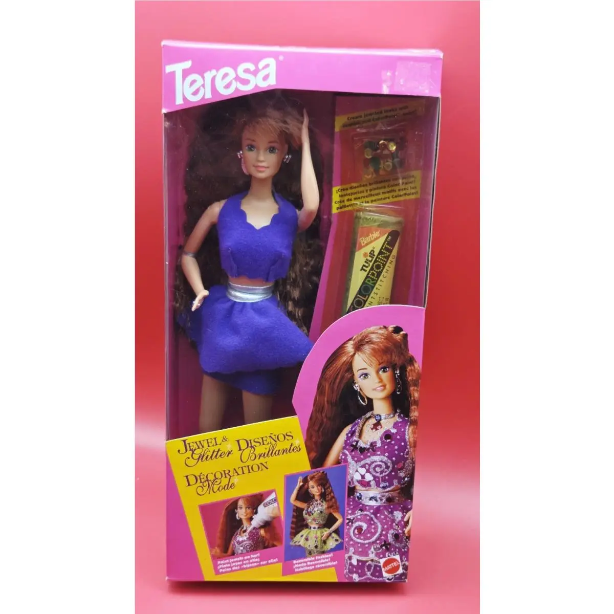 1994 Mattel Jewel Glitter Teresa Barbie 11214 Nrfb