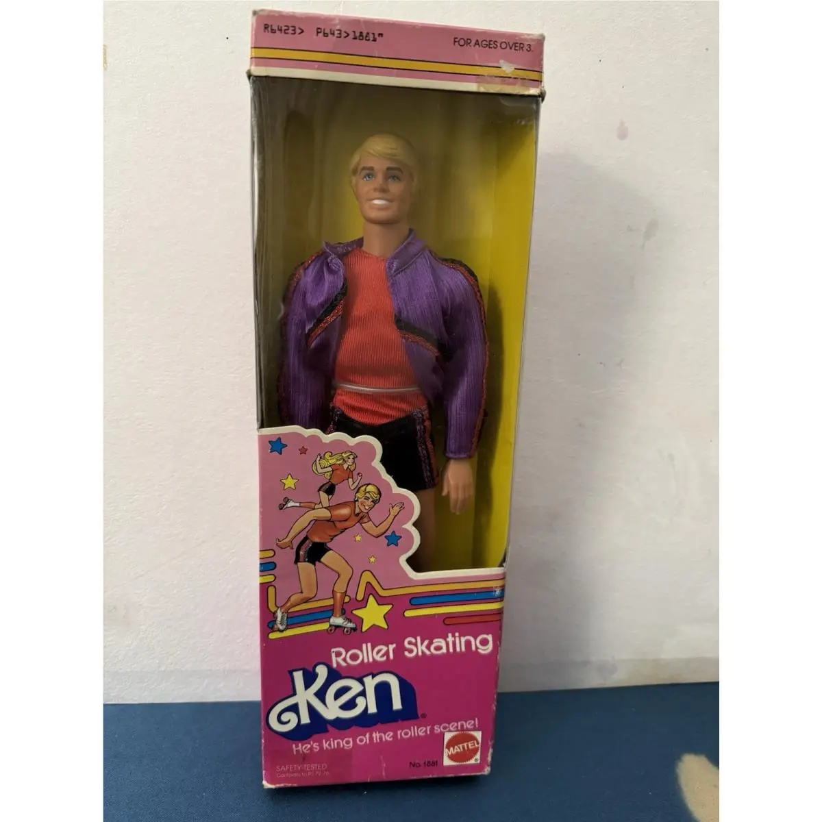 Htf Vintage Roller Skating Ken Doll 1881 1980 Mattel Barbie Boyfriend