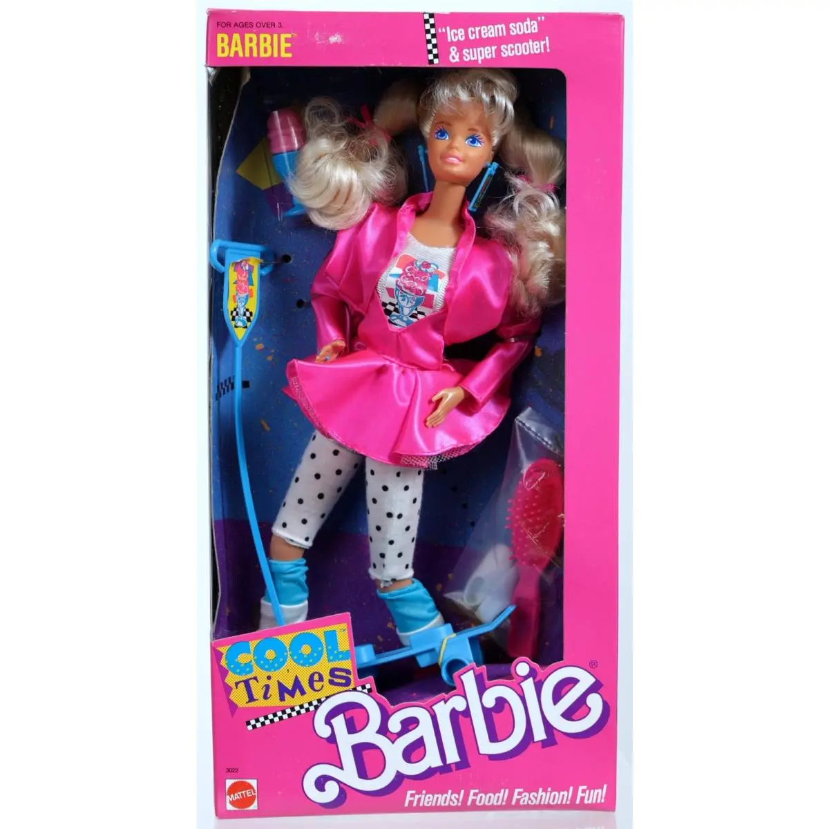 Vintage Cool Times Barbie Doll - 3022 Never Removed From Box 1988 by Mattel