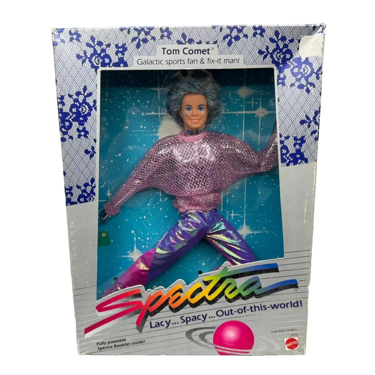 BK Barbie Doll Size 1986 Vintage Spectra Tom Comet 3374