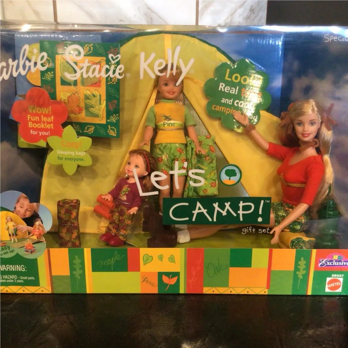 Barbie Stacie Kelly Let`s Camp Playset 2001