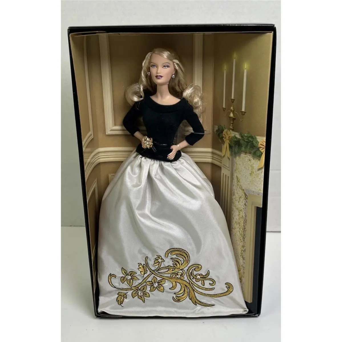 Mattel Festive Fabulous Barbie Doll Gold Label Fan Club Exclusive K7970