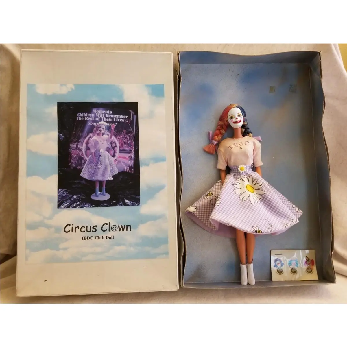 Barbie Convention Mattel Custom Barbie Internet Barbie Doll Club 8/50 Clown