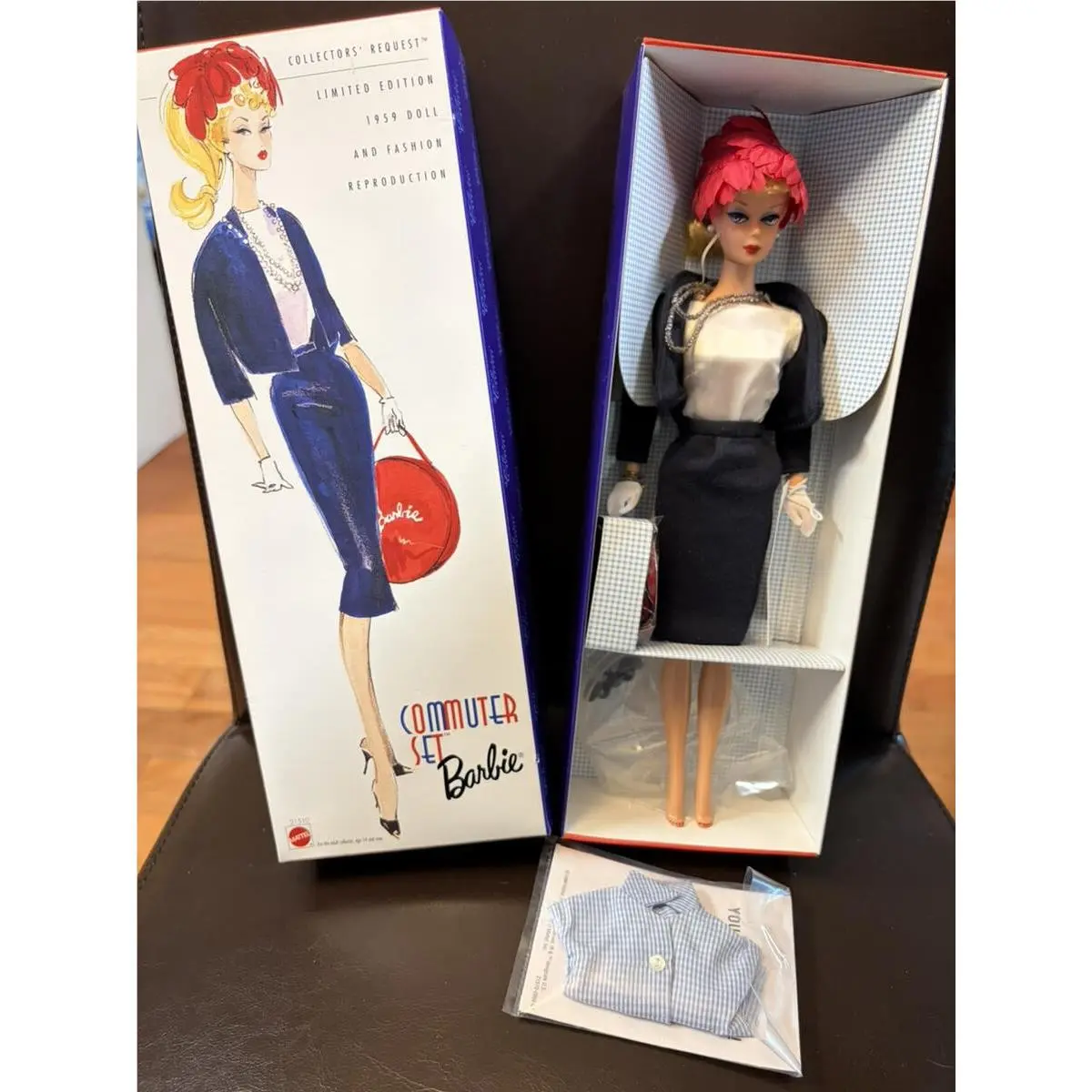 Reproduction Barbie Commuter Set Doll Nrfb 21510