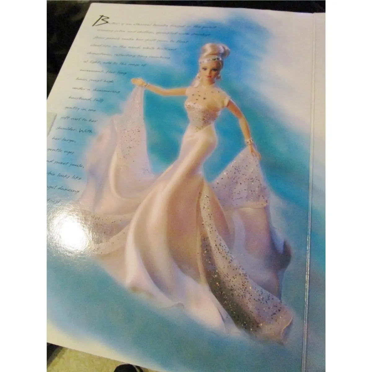 1995 Starlight Dance Barbie Gorgeous White Gown a 4