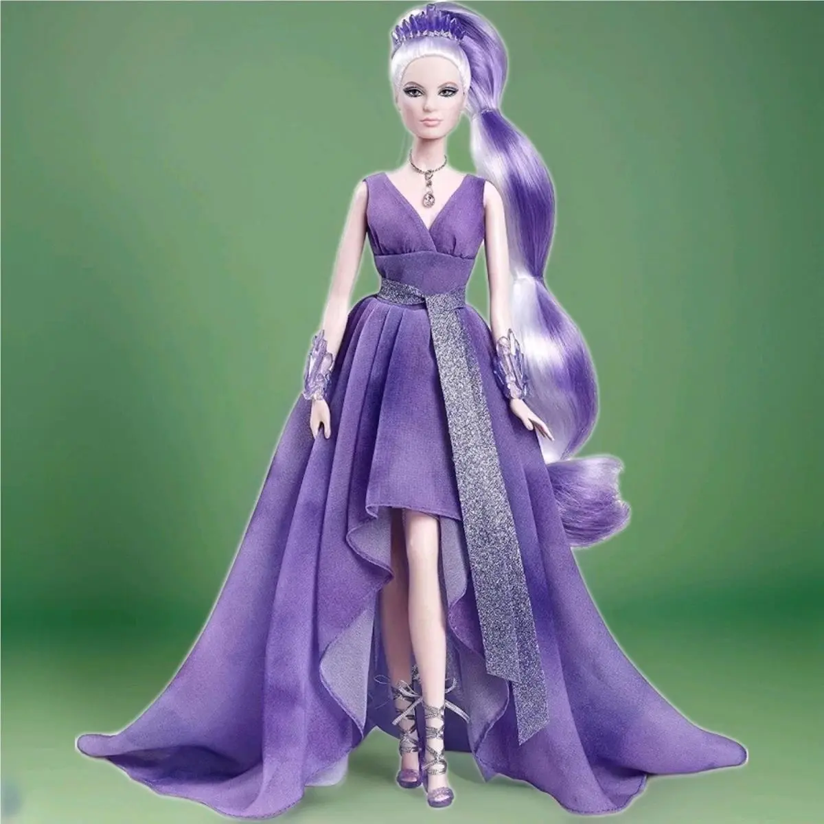 Barbie Crystal Fantasy Collection Amethyst Doll GTJ96 Shipper Mattel
