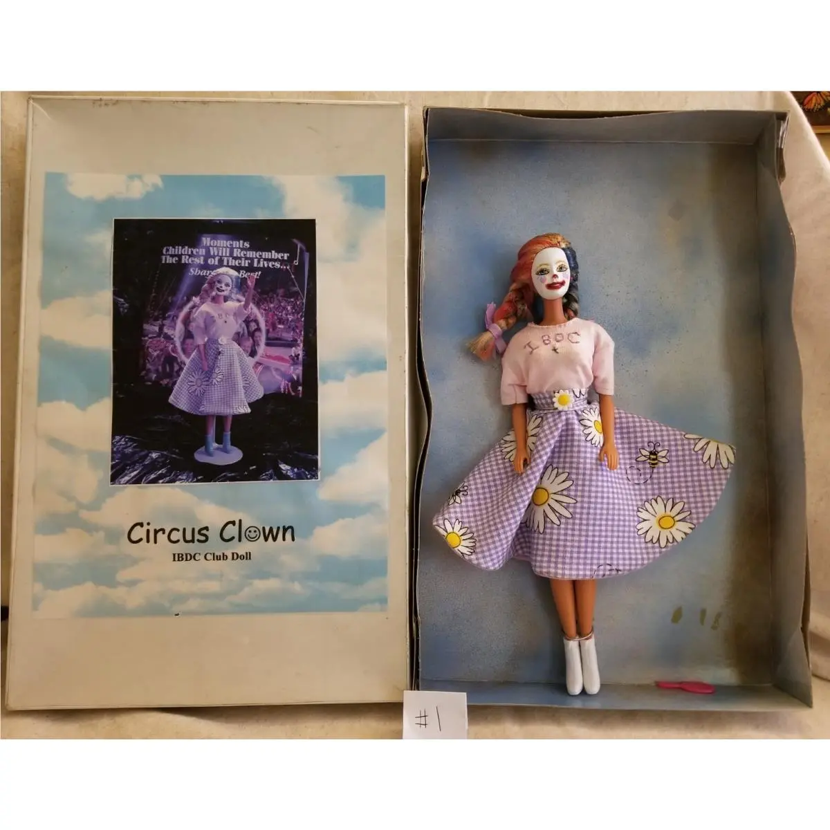 Barbie Convention Mattel Custom Barbie Internet Barbie Doll Club 7/50 Clown