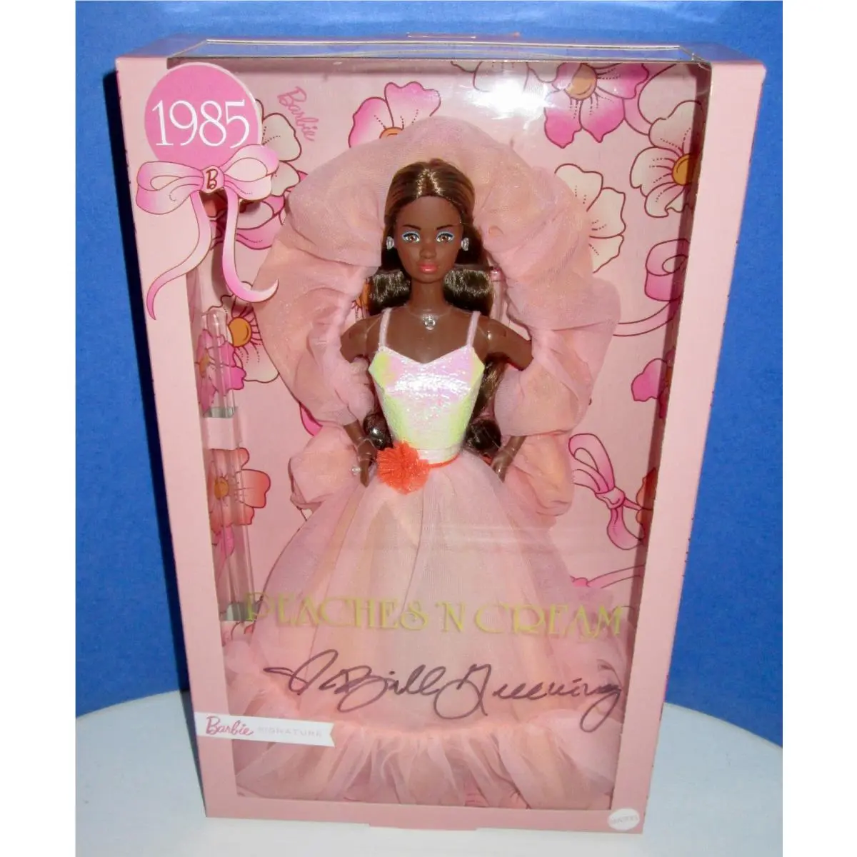 Signed by Bill Greening AA Peaches N Cream Barbie Doll Reproduction Nrfb