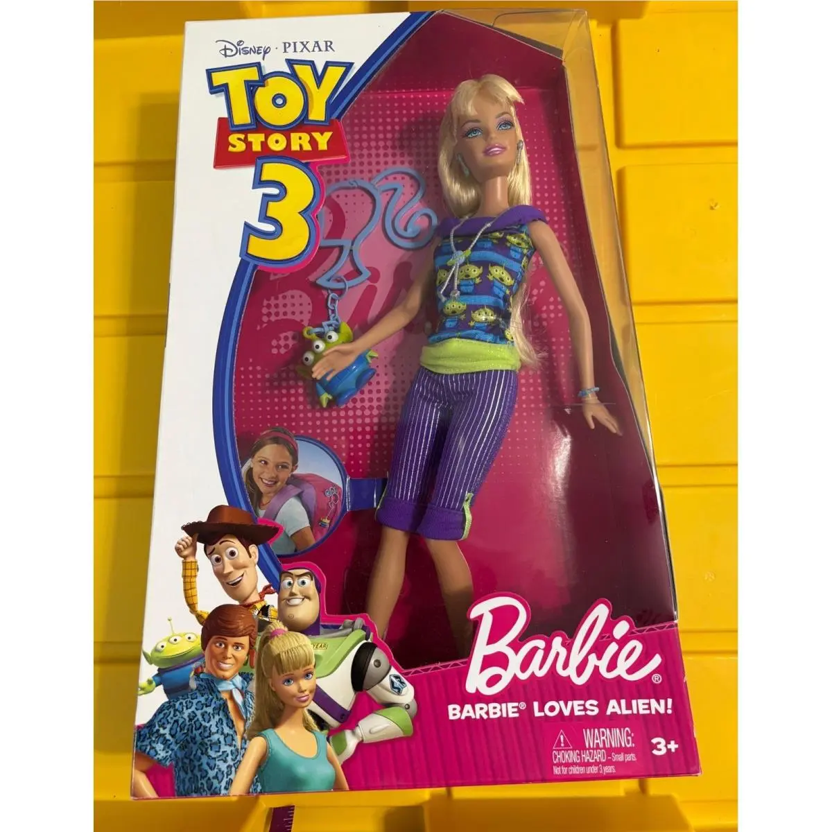 Mattel Disney Pixar Toy Story 3 Barbie Loves Alien Doll R4248