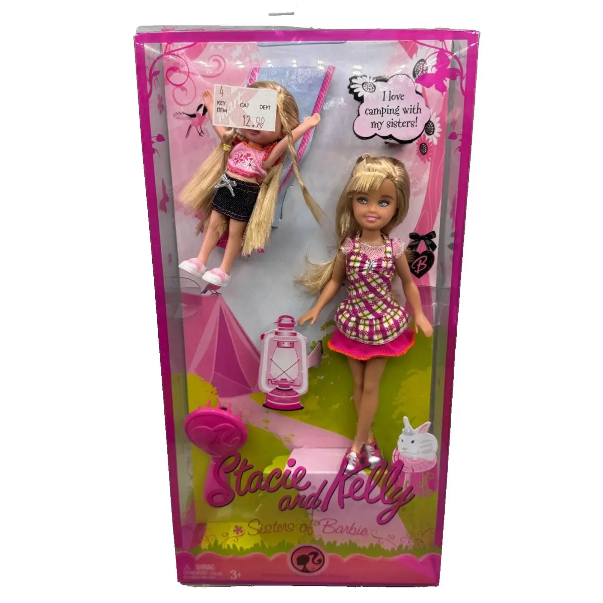 BK Barbie Doll 2008 Stacie and Kelly I Love Camping P6712