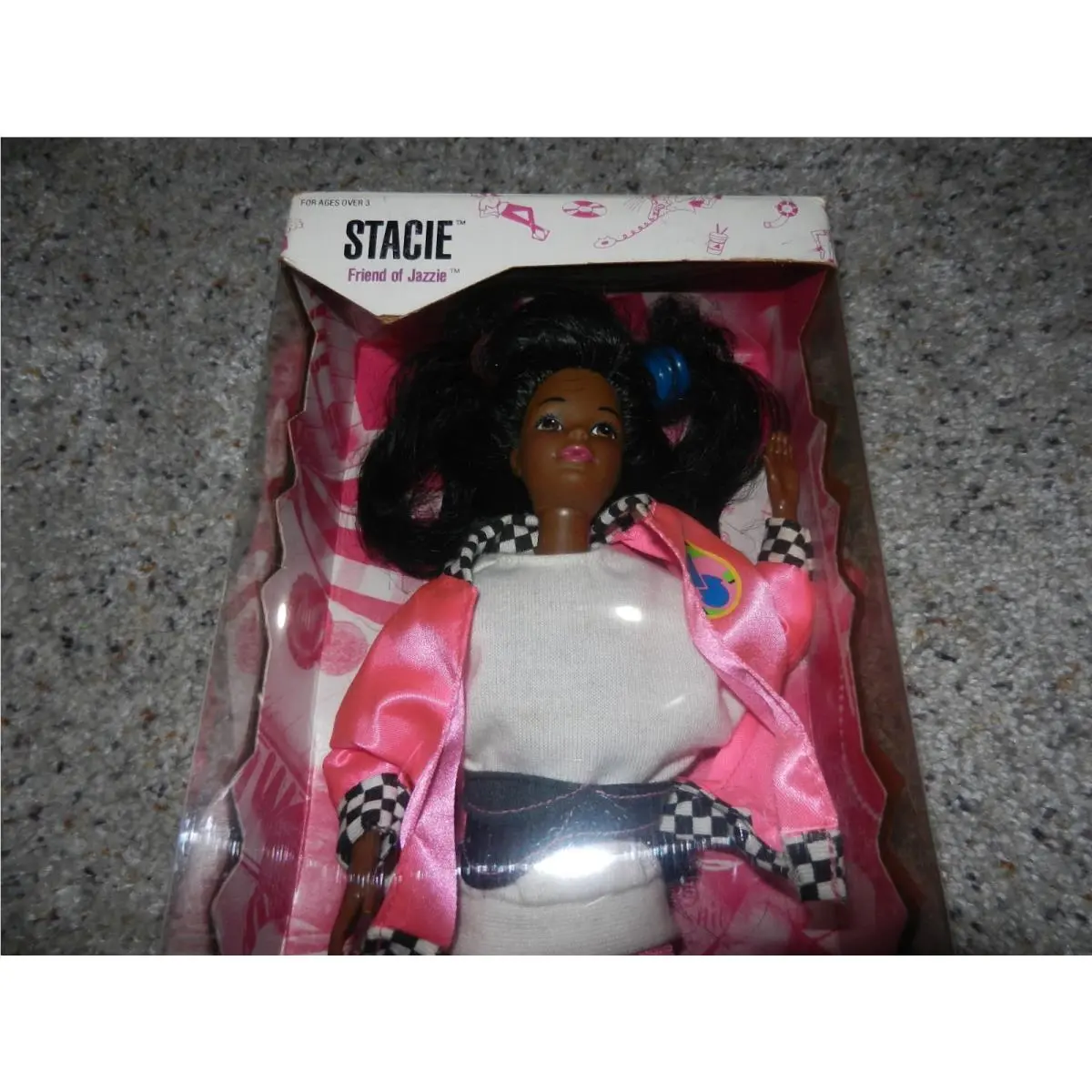 1988 Barbie Cool Teen Cousin Jazzie Doll Stacie Nrfb 3636 Steffie Face Rare