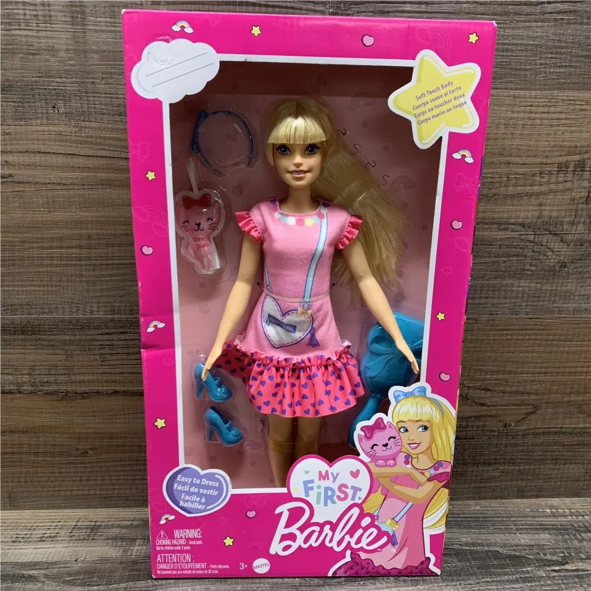 Mattel My First Barbie and Tea Party Accessories Playset Preschoolers Ages 3+
