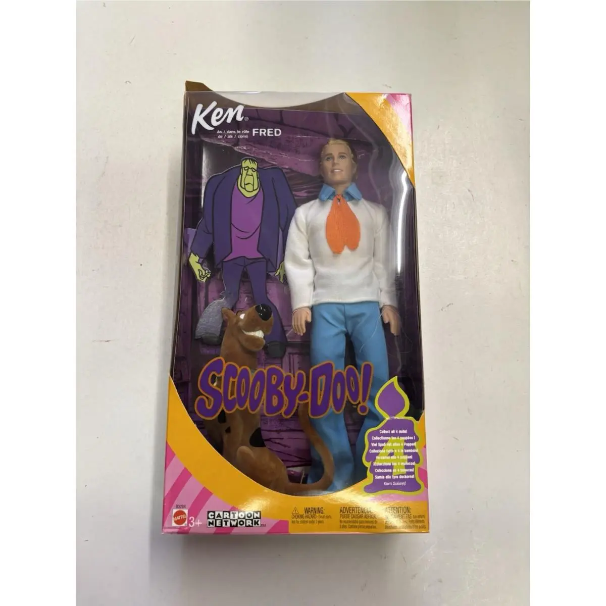 Barbie - Ken As Fred in Scooby-doo Doll Mattel 2002 B3284