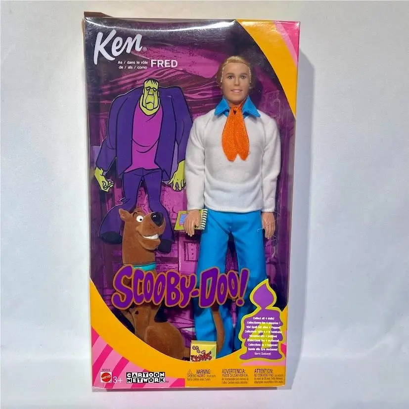 Vintage Ken as Fred. Rare Barbie Scooby-doo Collection 2002 B3284