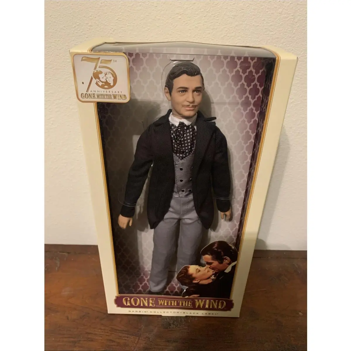 75th Anniversary Gone w/ The Wind Rhett Butler Barbie Collector Black Label