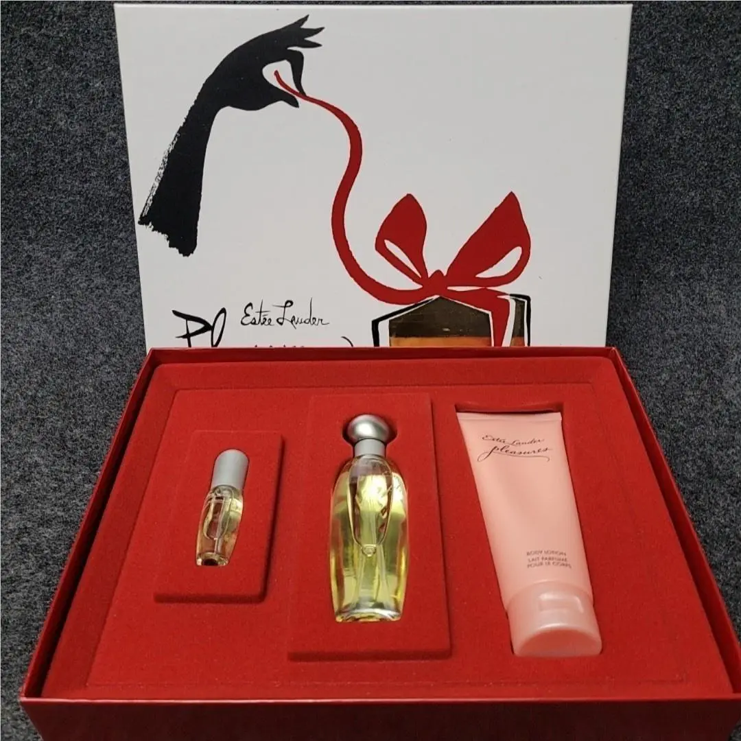 Estee Lauder Pleasures Eau de Parfum Spray Body Lotion Gift Set 3 Piece