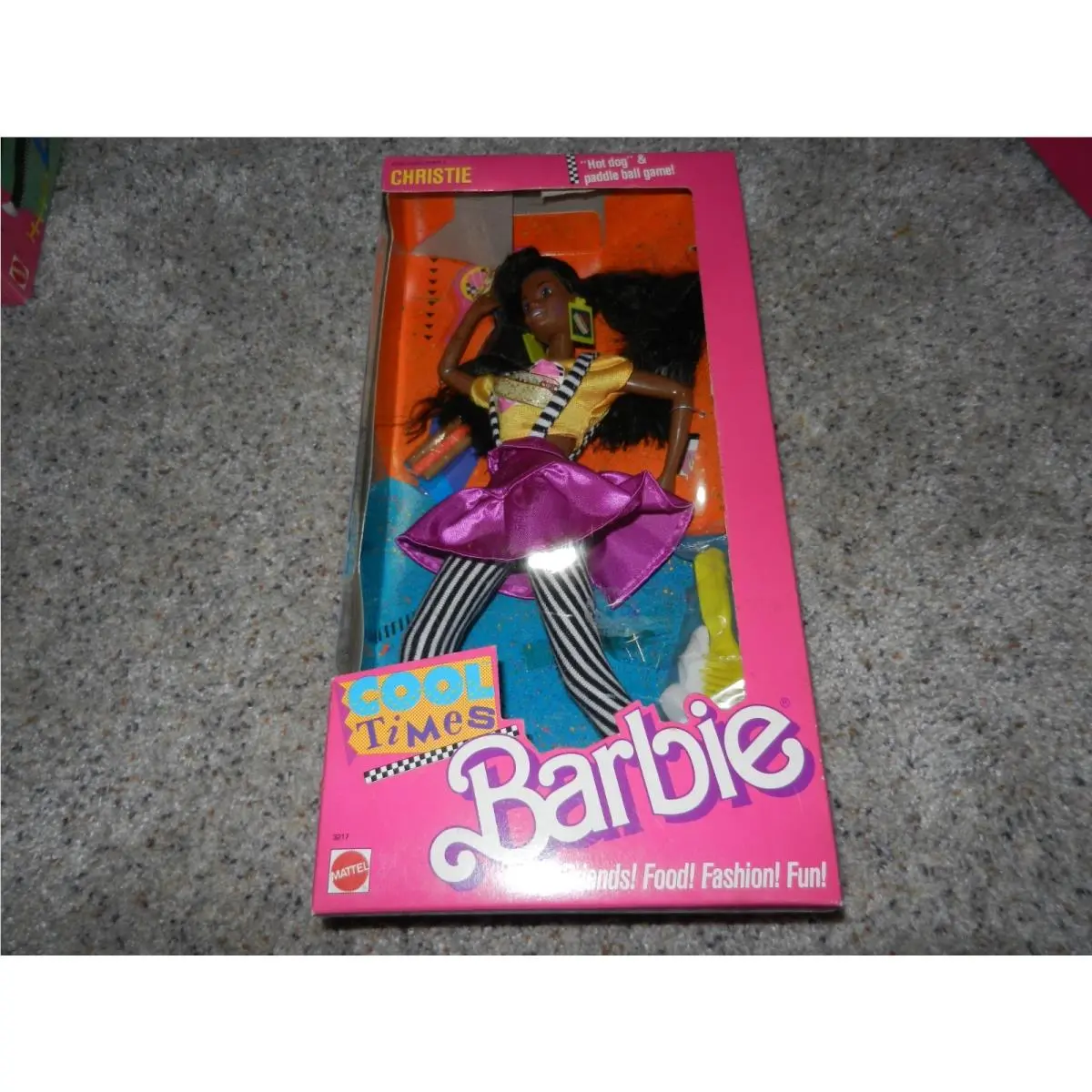 1988 Vintage Barbie 3217 Cool Times Christie Nrfb