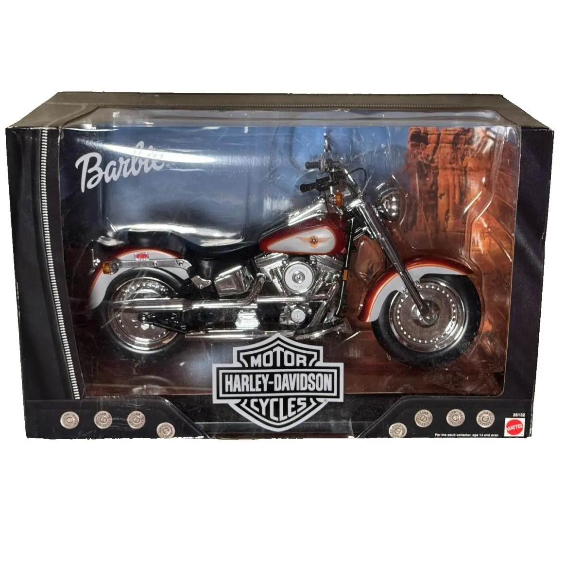 BK Barbie Doll 1999 Harley Davidson Motorcycle 26132 Mattel