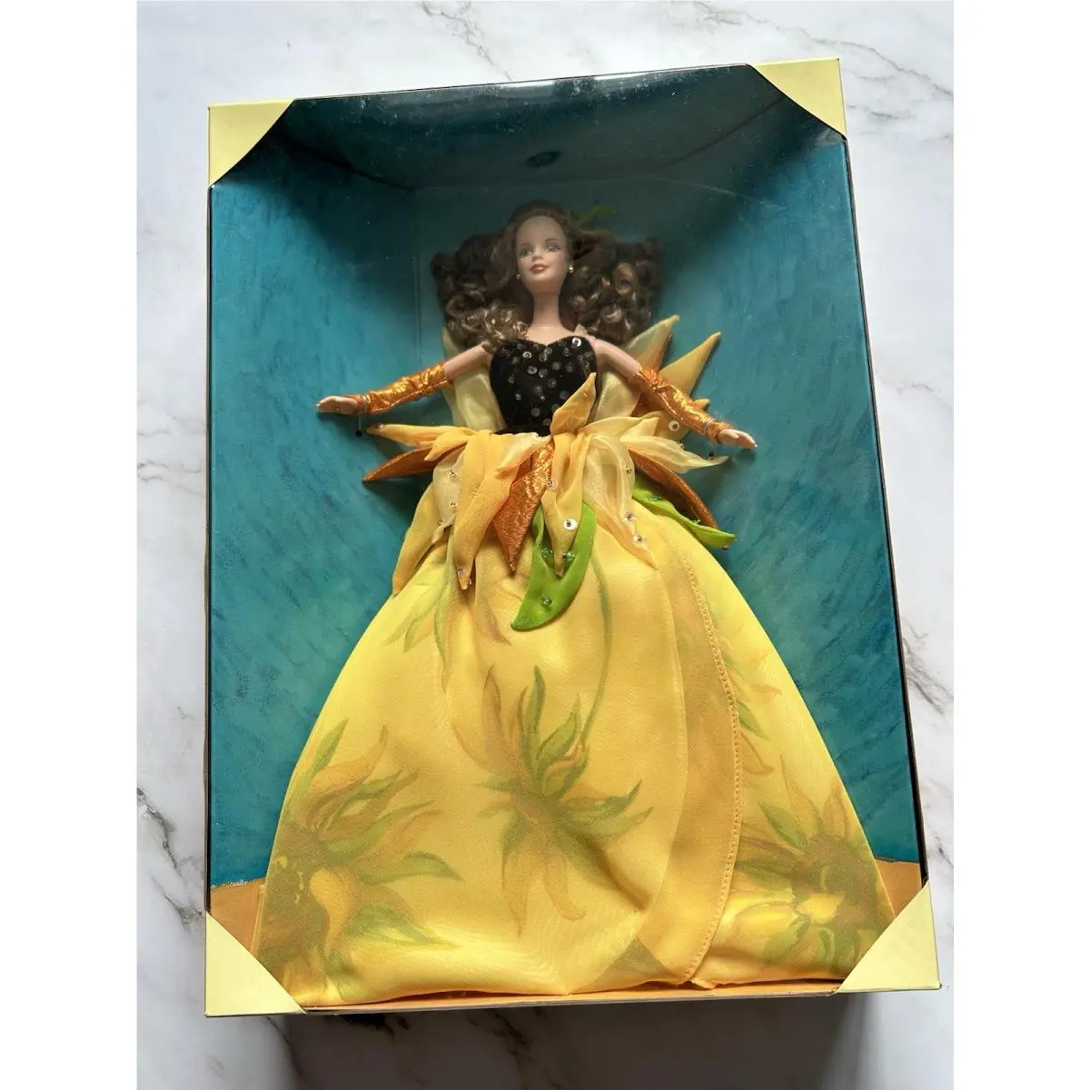Mattel 1998 Limited Edition Vincent Van Gogh Sunflower Barbie Doll