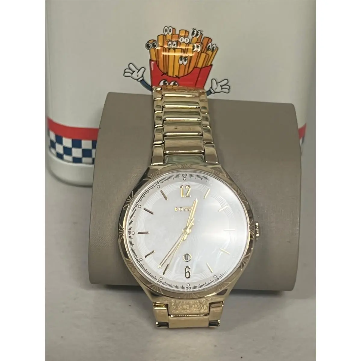 Fossil BQ3740 Ashtyn Women`s Three-hand Date Gold-tone Stainless Steel Watch