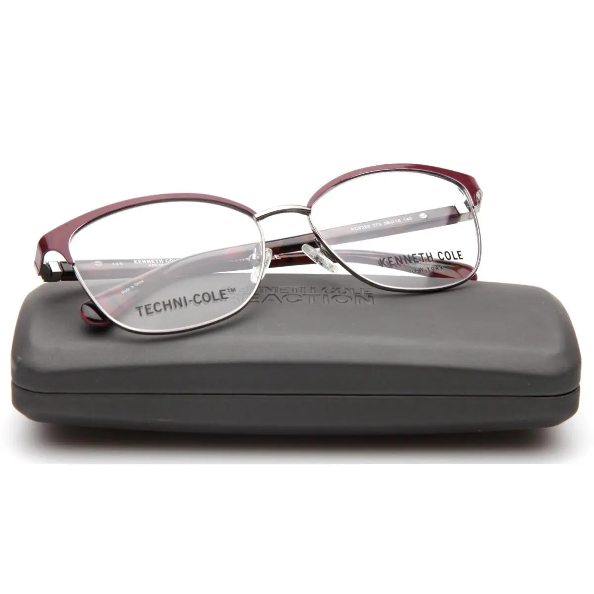 Kenneth Cole KC0329 075 Burgundy Eyeglasses 55-16-140mm B42mm