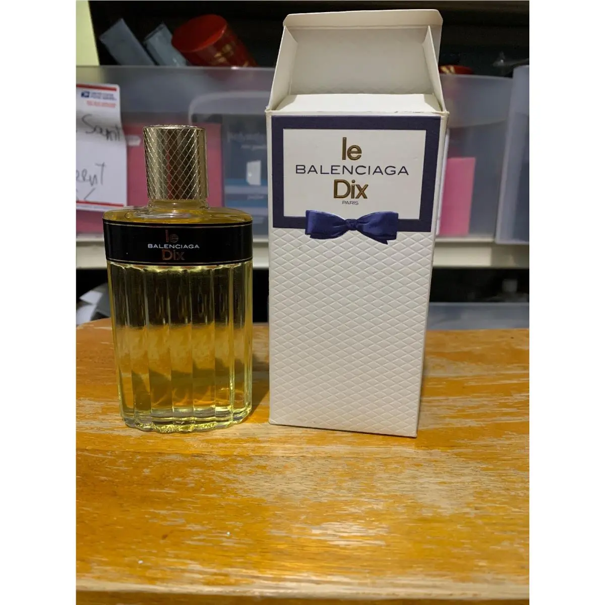 Vintage Balenciaga LE Dix Eau DE Toilette Edt Spray 110ML 4fl.oz Splash