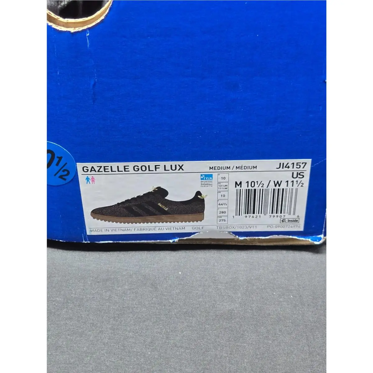Adidas shoes - adidas Gazelle Golf Lux - Gazelle Golf Lux - JI4157 - Black 6