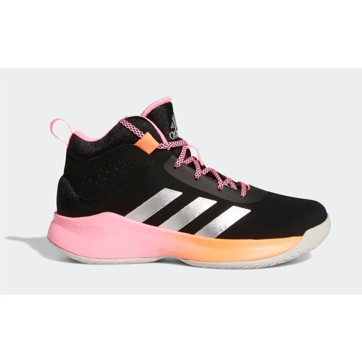 GX4793 Youth Adidas Cross `em UP 5 Wide GS `black Beam Pink`
