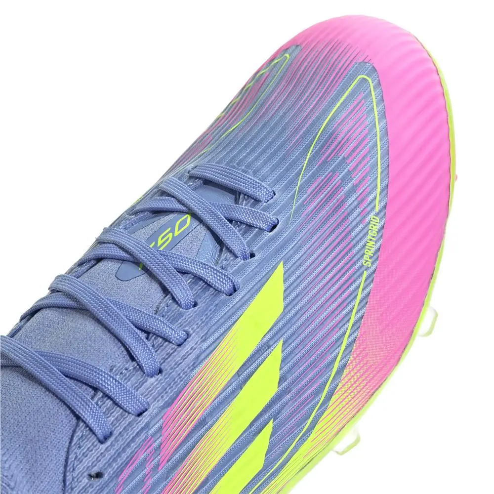 Adidas shoes - adidas F50 League Firm GroundMulti Ground Mid Soccer Cleats - IH3862 - Blue 4