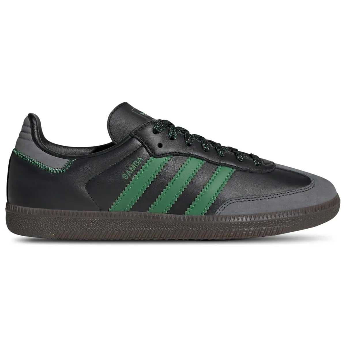 IE6520 Womens Adidas Samba OG `black Green`