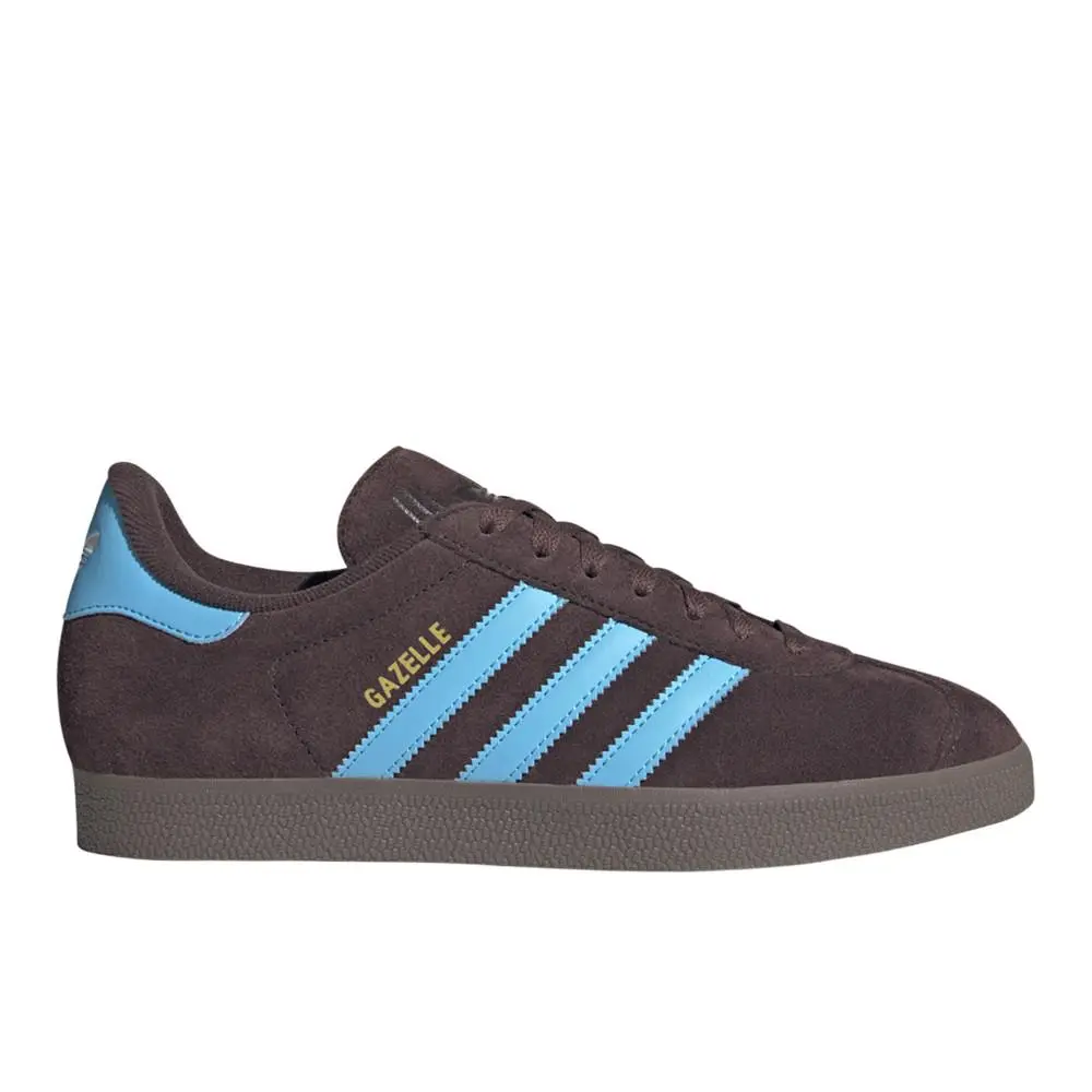 Adidas Gazelle Indoor Lace Up Mens Brown Sneakers Casual Shoes JH5392 - Brown