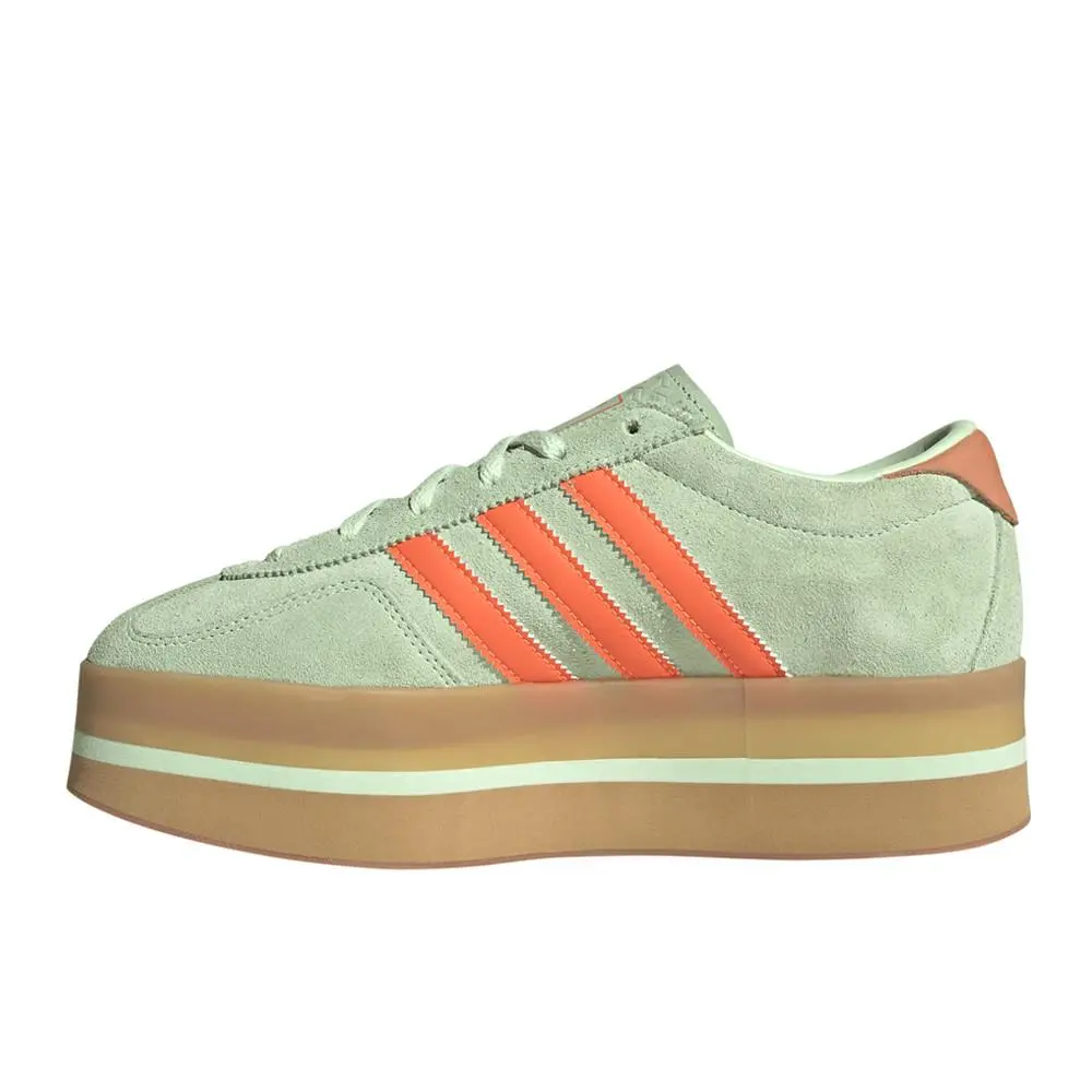 Adidas shoes - adidas Gazelle Stack Lace Up - JR8180 - Green, Orange 1