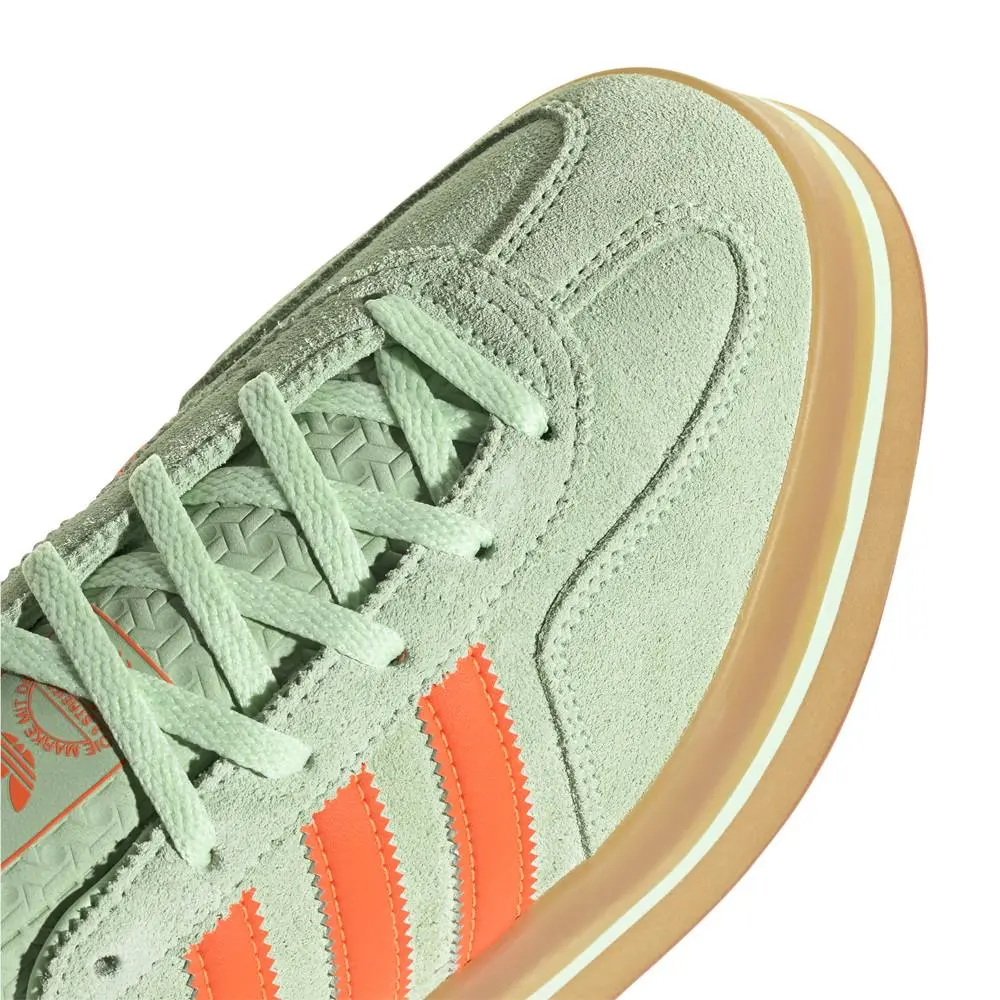 Adidas shoes - adidas Gazelle Stack Lace Up - JR8180 - Green, Orange 13