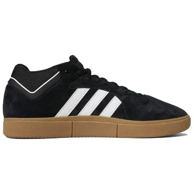 Tyshawn Jones Men`s Skateboard Sneakers Blk/white/gold Shoes GY6946 by Adidas