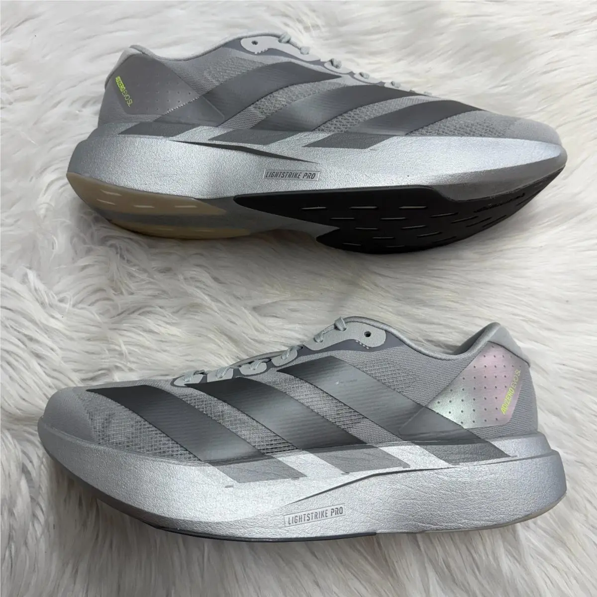 Adidas shoes - Adizero Evo SL Silver Metallic - JR3419 - Gray 0