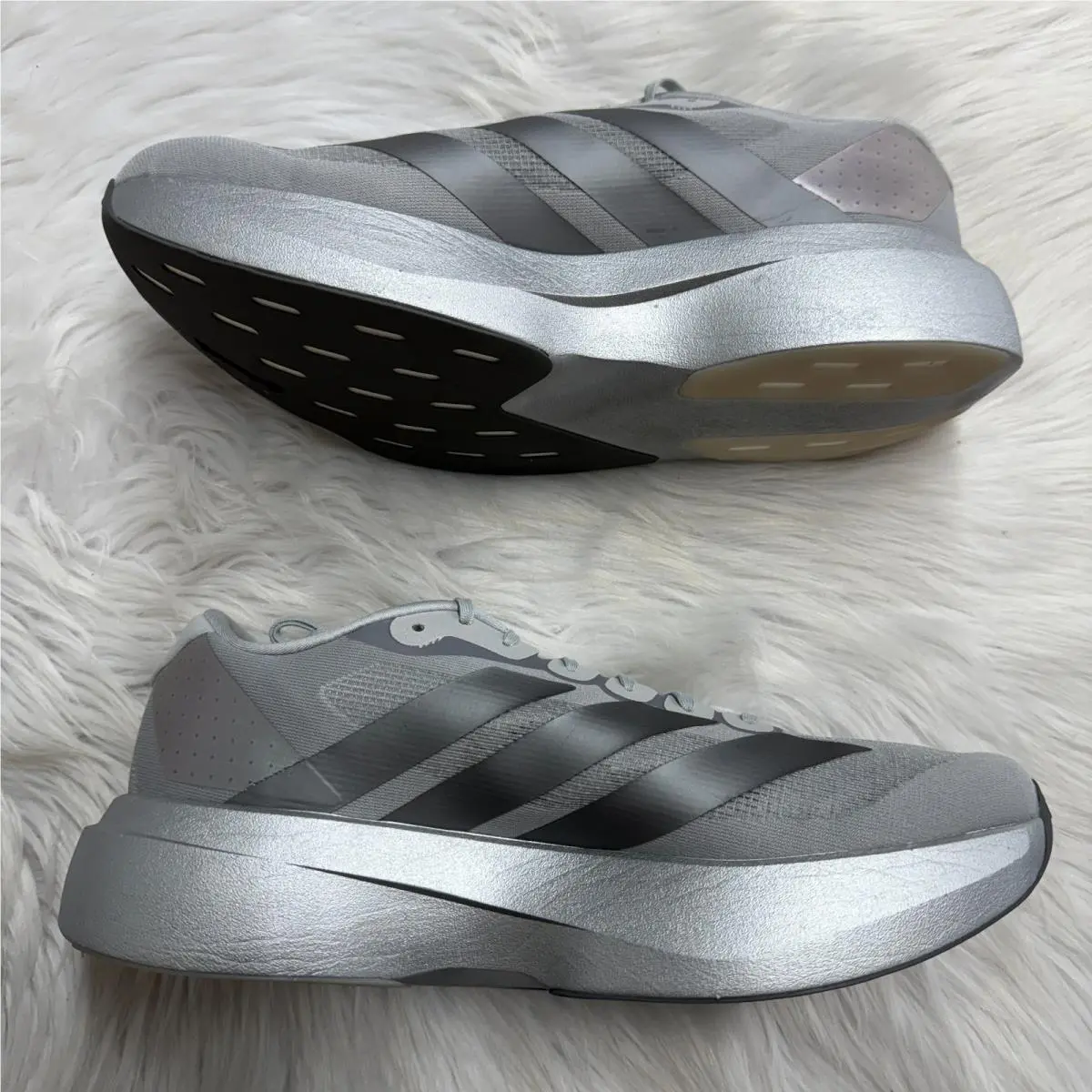 Adidas shoes - Adizero Evo SL Silver Metallic - JR3419 - Gray 1