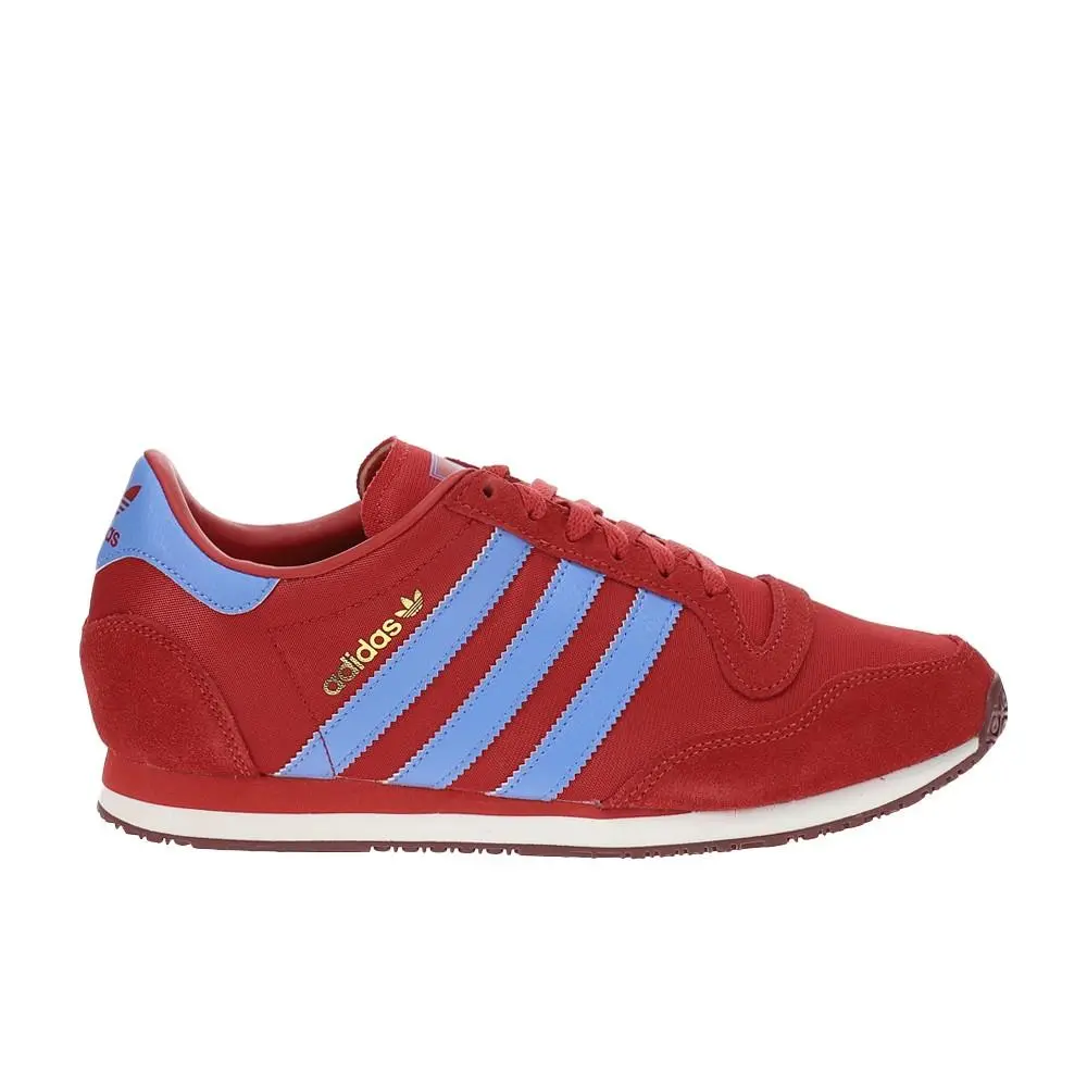 Adidas Galaxy Og Lace Up Mens Red Sneakers Casual Shoes JR1147 - Red