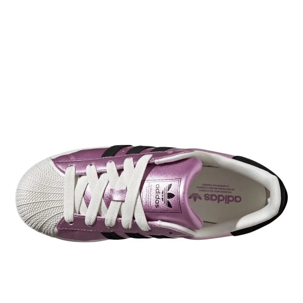 Adidas shoes - adidas Superstar Ii Metallic Lace Up - JS4008 - Purple 2