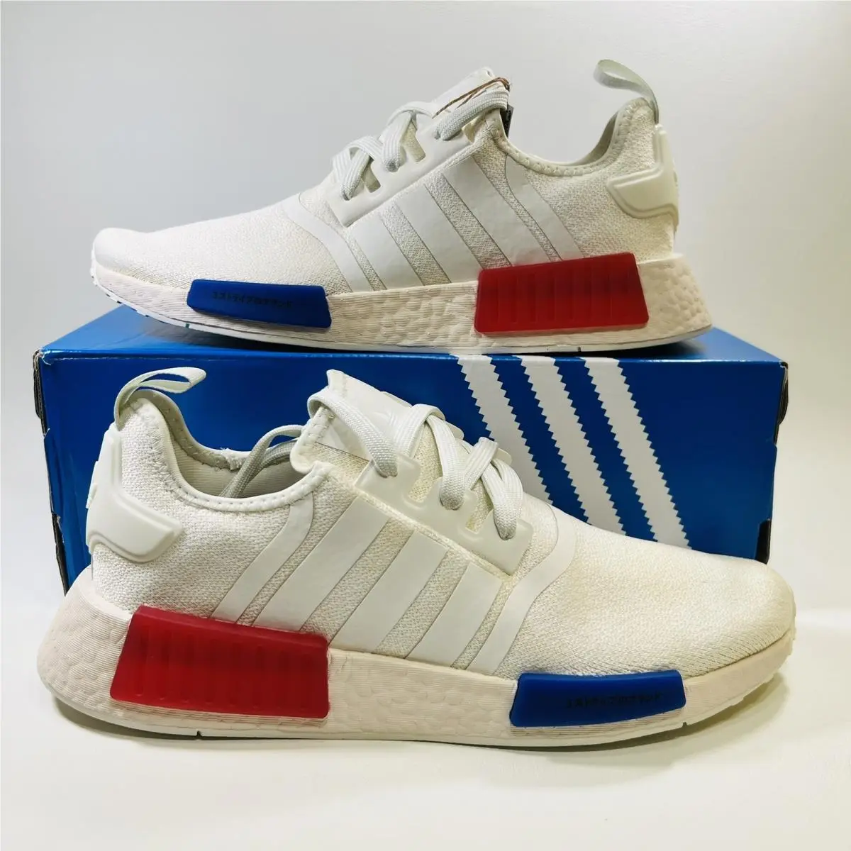 Adidas shoes - adidas NMD R1 - NMD - HQ4451 - OffWhite / Red 11
