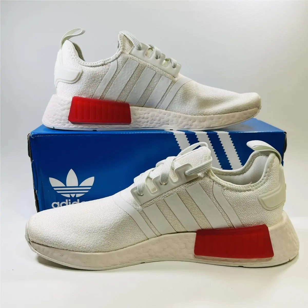 Adidas shoes - adidas NMD R1 - NMD - HQ4451 - OffWhite / Red 12