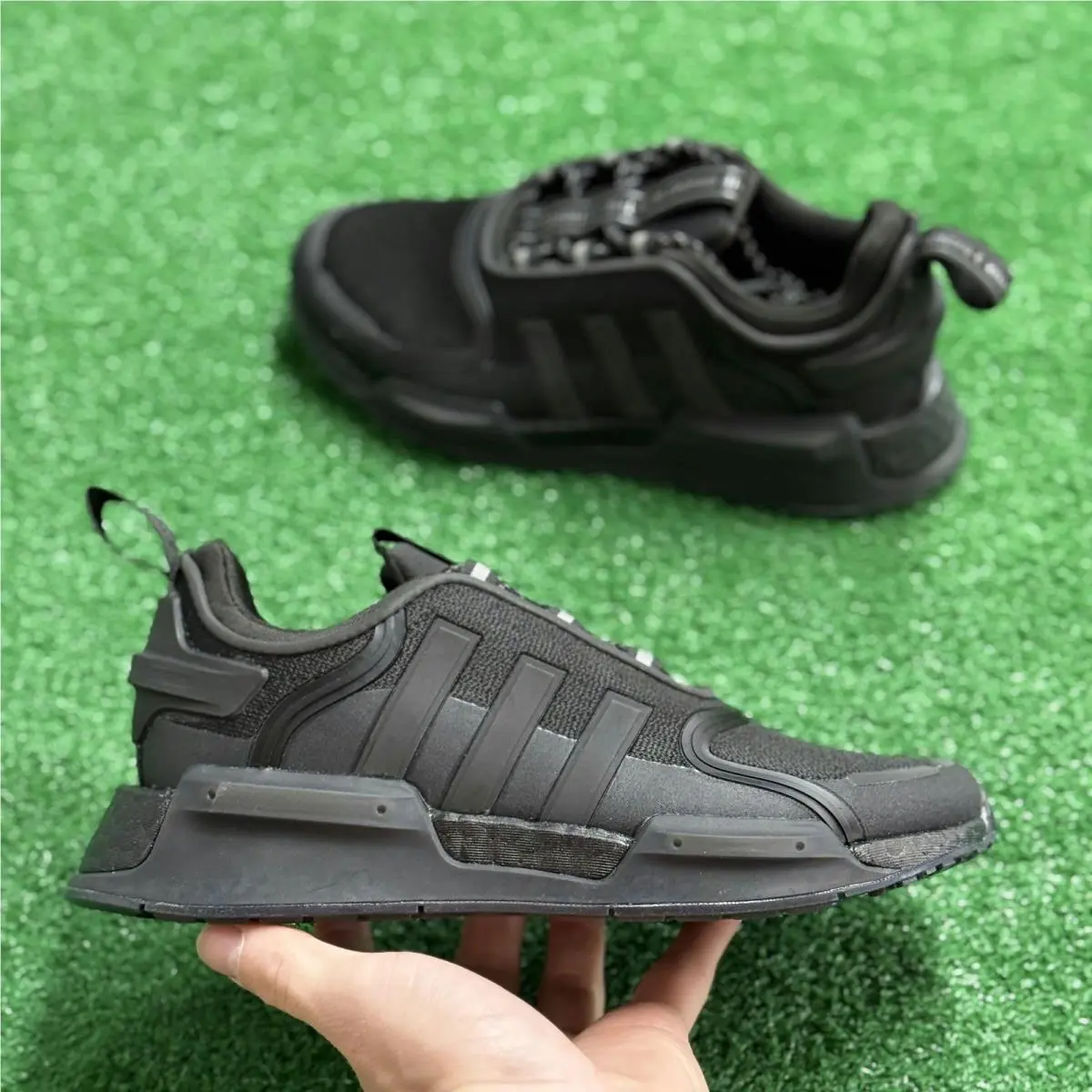 Adidas shoes - NMD_R1 V3 Black - Black - HQ4278 - Black 4