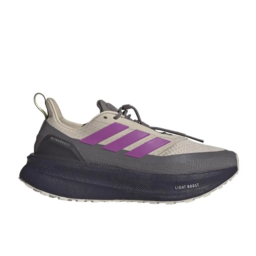 Adidas Ultraboost Ultra Boost 5 Climawarm Running Womens Beige Purple Sneakers