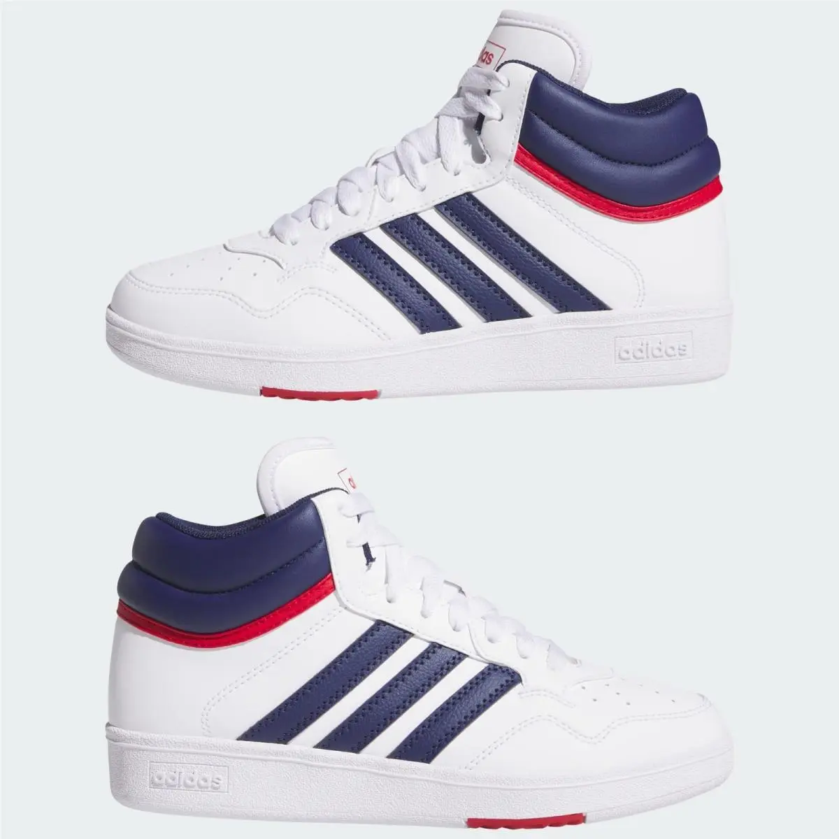 Adidas shoes - White/Dark Blue/Team Victory Red 1